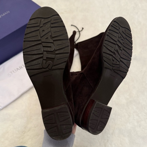 Stuart Weitzman Lowland Brown Boots - size 7.5 - Picture 5 of 8